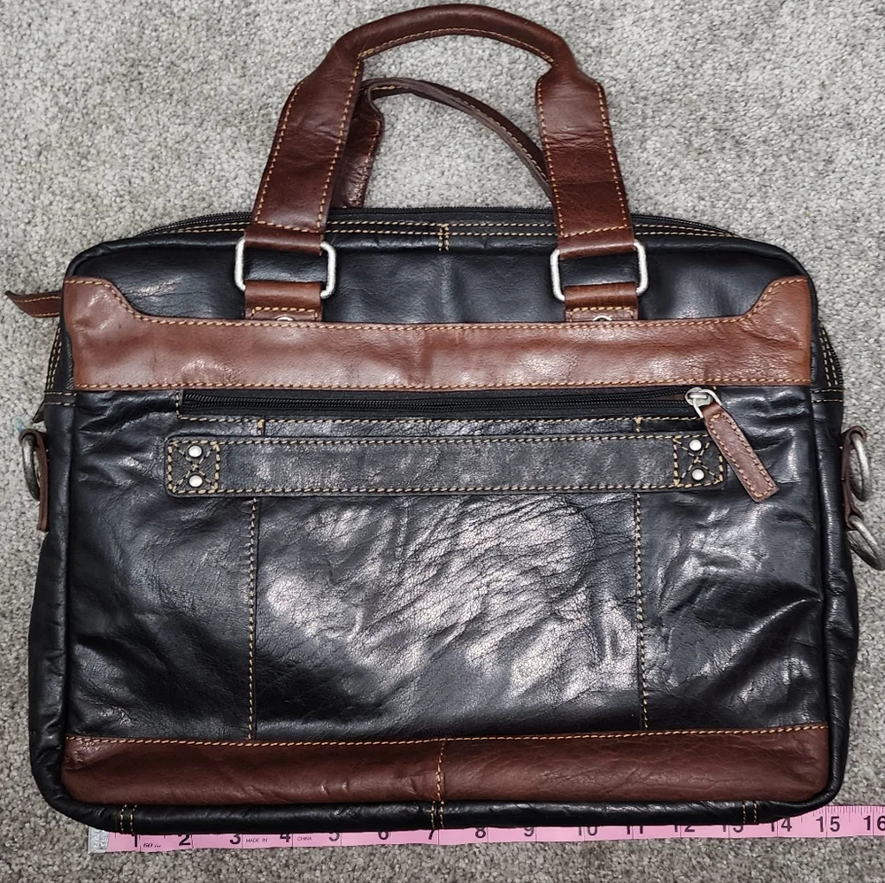 Men's laptop bag genuine leather Jack Georges